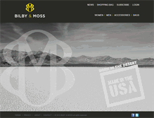 Tablet Screenshot of bilbyandmoss.com